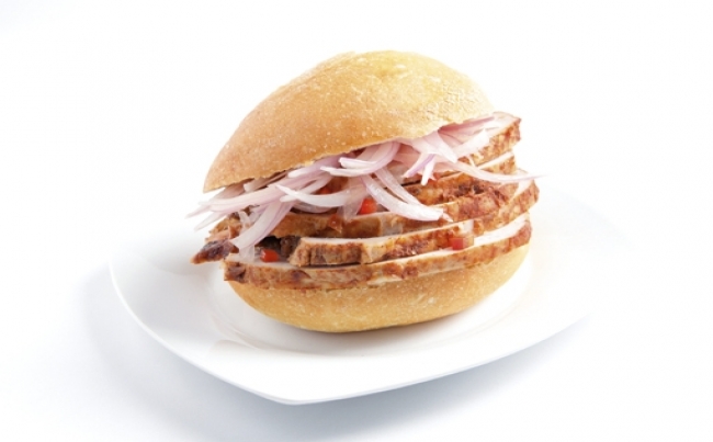 Sánguche de lechón al estilo del Peruanito